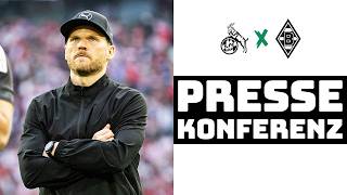 "Das nötige Quäntchen hat heute gefehlt, um 3 Punkte mitzunehmen" | 🎙️ PK nach 1. FC Köln - Borussia