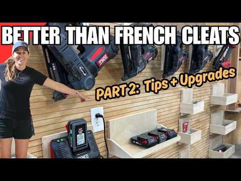 Goodbye French Cleats & Pegboard + a Senco Factory Tour!