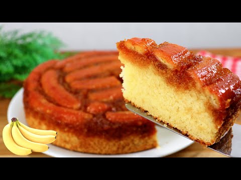 BOLO DE BANANA FOFINHO LINDO E DELICIOSO