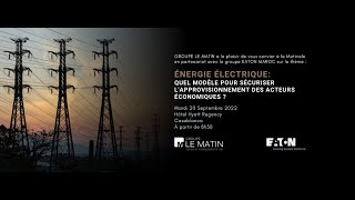 Energie Electrique : Quel modèle pour sécuriser l’approvisionnement des acteurs économiques ?