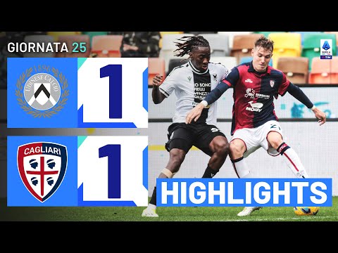 UDINESE-CAGLIARI 1-1 | HIGHLIGHTS | 25ª GIORNATA | SERIE A TIM 2023/24