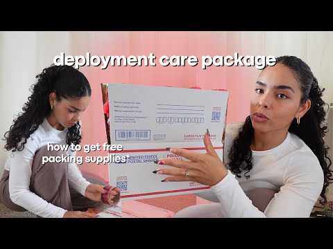 How to make a deployment care package + get free packing materials!