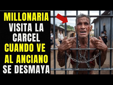 Millonaria Va a la Cárcel a Regalar Comida para los Delincuentes y se Desmaya al Ver a Este Anciano