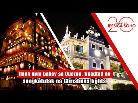 Ilang mga bahay sa Quezon, tinadtad ng sangkatutak na Christmas lights | Kapuso Mo, Jessica Soho