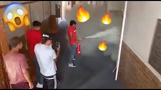 Going into abandoned school *Gone horribly wrong* FIRE