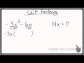 GCF and Factoring Concepts