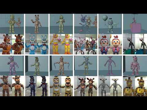 FNaF 2 Movie Bots Voice Lines Behind the Scenes 🛠️⚙️