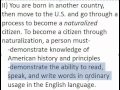 Naturalization and Citizenship Concepts