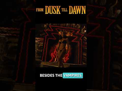 Salma Hayek in 'From Dusk Till Dawn' #horrormovies #vampire #salmahayek
