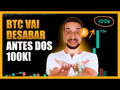 BITCOIN BATE 93K, MAS VAI DESABAR ANTES DOS 100K 🚨