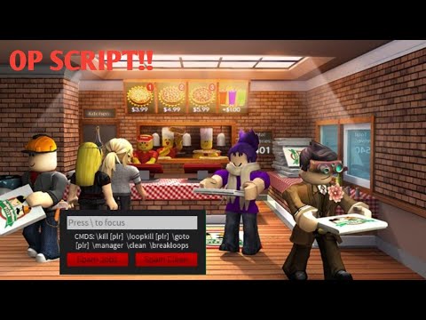 Work At A Pizza Place Script Kill Jobs Ecityworks - roblox loopkill script pastebin