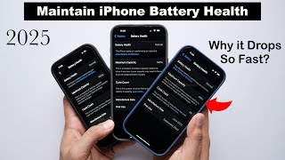 Why iPhone Battery Health Drops Fast? Tips To Maintain 100% Battery Health in 2025 (HINDI)