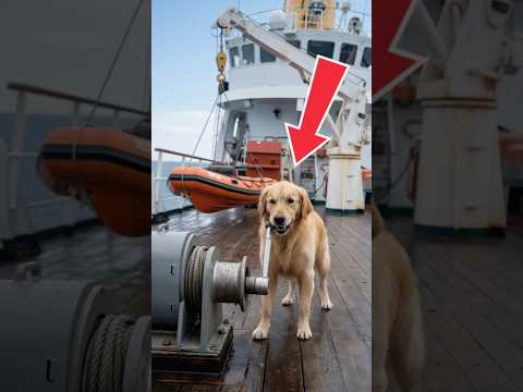 The heroic golden retriever who saved the crew of a ship #goldenretriever #rescue #ship