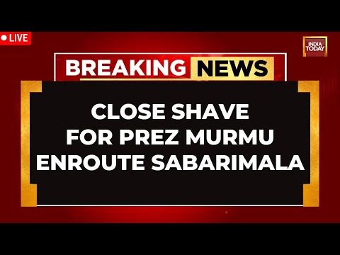 Droupadi Murmu's Close Shave| LIVE: Staff Pushes President's Chopper After It Sinks Into New Helipad