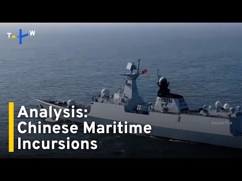 YouTube video thumbnail: Analysis: Taiwan Sees Spike in Chinese Maritime Incursions