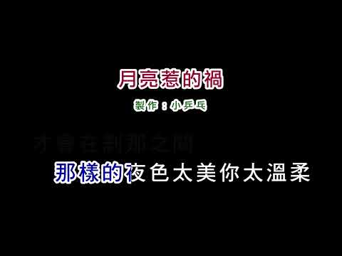 (伴奏版)張宇-月亮惹的禍(DIY卡拉OK字幕)