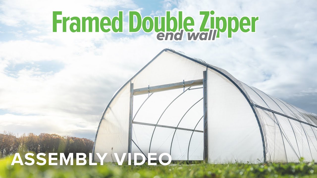How to Install a Framed Double Zipper End Wall