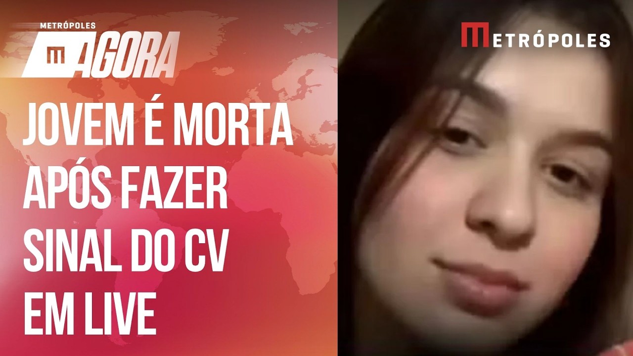 Jovem é morta a tiros dentro de casa após fazer sinal do CV em live TV Online Jovem é morta a tiros dentro de casa após fazer sinal do CV em live