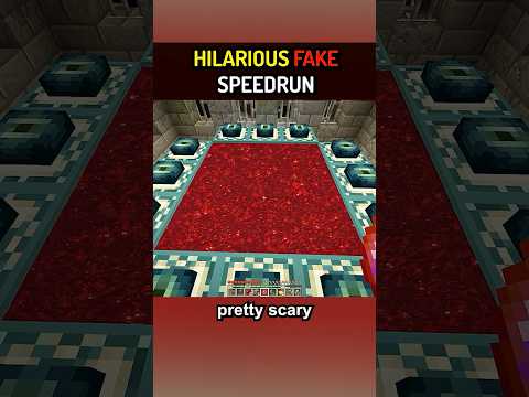 I Found The STUPIDEST Fake Minecraft Speedrun