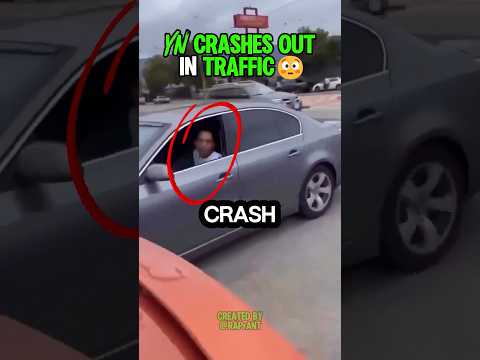 YN CRASHES OUT In Road Rage Incident😳 #chiraq #drill #rap
