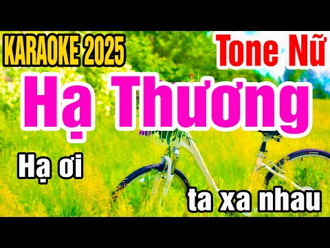 Karaoke Hạ Thương Tone Nữ Nhạc Sống gia huy karaoke