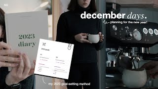 planning for the new year | december days