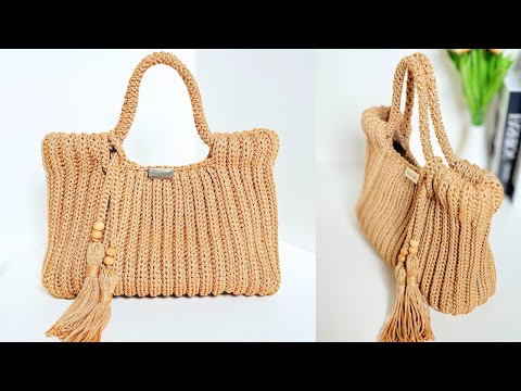 CANHOTA | Bolsa de Crochê Fácil e Prática