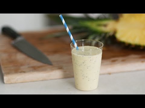 Pineapple-Coconut Chia Smoothie- Healthy Appetite with Shira Bocar