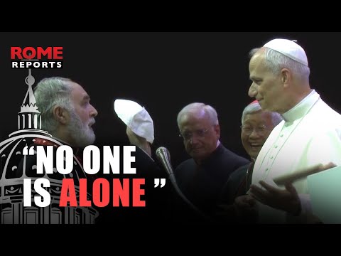 YouTube video thumbnail: Heartwarming Encounter of Pope Leo With Priests: “No one is Alone”