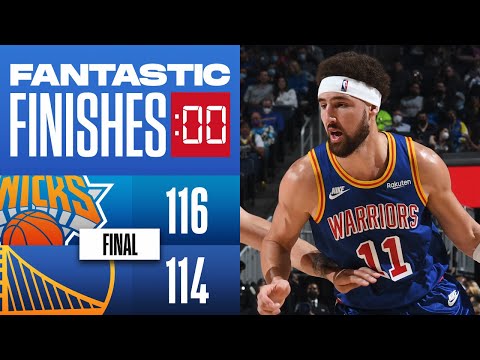 Final 1:07 WILD ENDING Warriors vs Knicks video clip