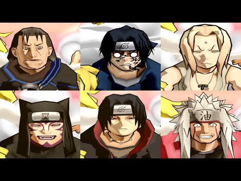 Harem Jutsu On All Characters-Naruto: Ultimate Ninja 2