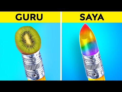 🎨 KEGIATAN SEKOLAH SERU | Tantangan Guru VS Aku! 💥 Trik Seni Kreatif dari 123 GO!