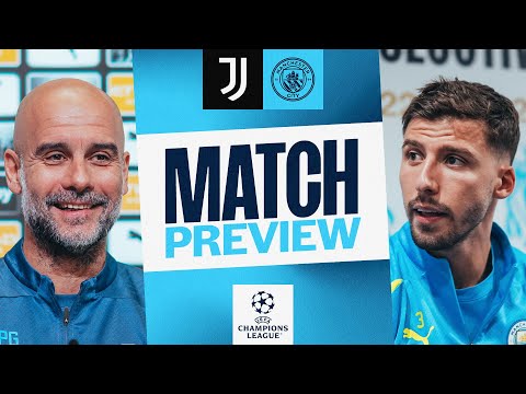 WATCH LIVE! JUVENTUS V CITY PRESS CONFERENCE - PEP GUARDIOLA AND RUBEN DIAS | Champions League