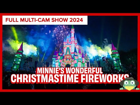 Minnie’s Wonderful Christmastime Fireworks Full Show 2024 | Magic Kingdom Walt Disney World