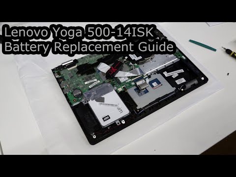 (ENGLISH) Lenovo Yoga 500-14ISK - Battery Replacement Guide