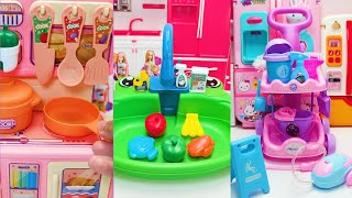 Satisfying with Unboxing & Review Miniature Kitchen Set Toys Cooking Video | ASMR Videos no music
