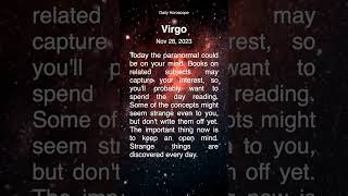 #Virgo #daily #horoscope #astrology