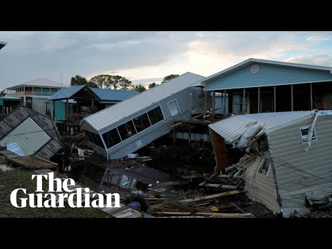 Hurricane Idalia: drone footage shows scale of destruction in Florida