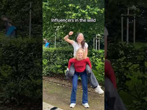 Influencers in the wild💀😂​⁠@nadinebreaty ​⁠@marieejoan @freddisson #freunde #viralvideo