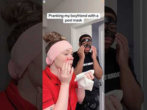 Pranking my boyfriend with a peel mask #tattoo #tattooideas #tattooartist #artist #inkgang #skinart
