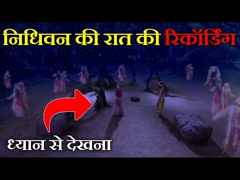 Nidhivan Vrindavan at Night CCTV Video 😱 | निधिवन रात की रिकॉर्डिंग | Nidhivan Night Recording