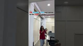 Credit Wars: Manager vs Team Lead 😂✨ #officelife #memes