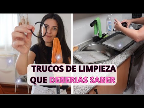 TRUCOS de LIMPIEZA que DEBERIAS SABER ✨ te harán  el trabajo más FACIL