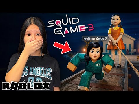 JUGAMOS EL JUEGO DEL CALAMAR 3 EN ROBLOX!!😱| Regina MH