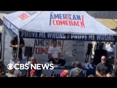 Charlie Kirk shooting witness says she saw "blood pouring out everywhere"