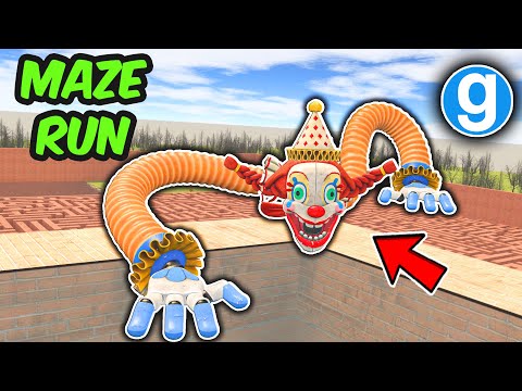 GMOD FNAF NEW JACKIE PILL PACK MAZE RUN IN GARRY'S MOD SANDBOX