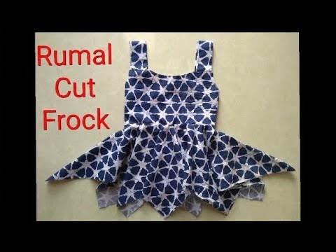 Rumal Cut frock | Hanky cut frock | cutting and stitching