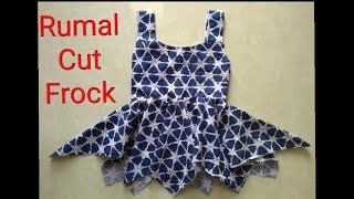 Rumal Cut frock | Hanky cut frock | cutting and stitching
