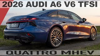 Full spec! 2026 AUDI A6 C9 SEDAN TFSI QUATTRO - V6 367hp in full action & details - Audi exclusive!