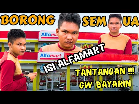 BORONG APAPUN YANG ADA DI DALAM ALFAMART | Tantangan gw bayarin Apa yang Ical mau